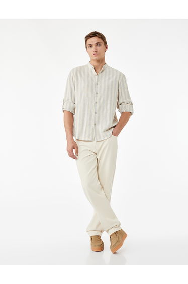 Mandarin Neck Shirt