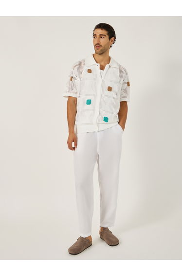 Plain Wide Leg Pants With Elasticated Waistband