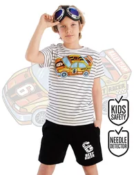 Racer Boy T-shirt Shorts Set