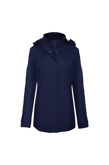 Kariban Womens/Ladies Parka Jacket - Navy