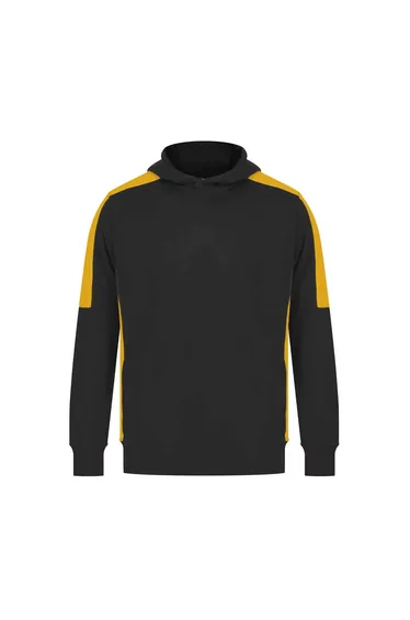 Finden & Hales Unisex Adult Team Hoodie - Black/Gold