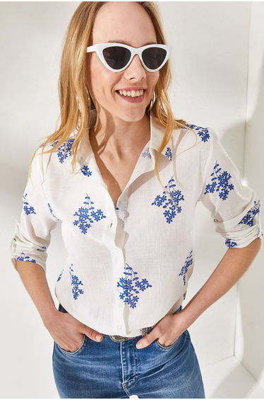 Shirt - Navy blue - Regular fit