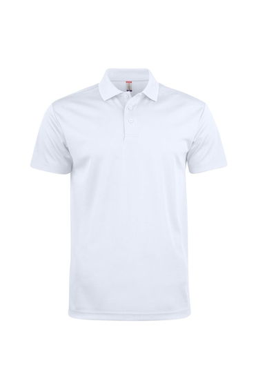 Clique Basic Active Polo Shirt - White