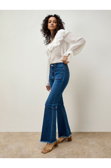 Lucia Retro High-Rise Flare Jeans