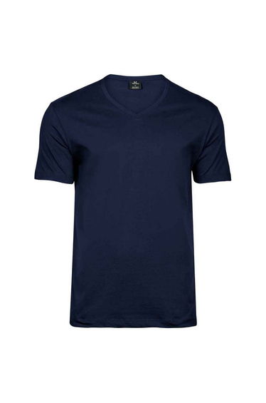 Tee Jays Mens Sof V Neck T-Shirt - Navy
