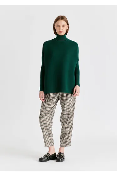 Paisie Turtleneck Ribbed Jumper