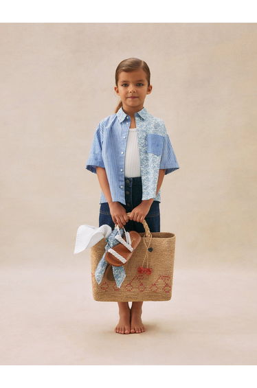 Girls Elyas Blouse in Blue