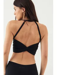 DSGN Studio Sculpt Twist Back Sports Bra - black - 1