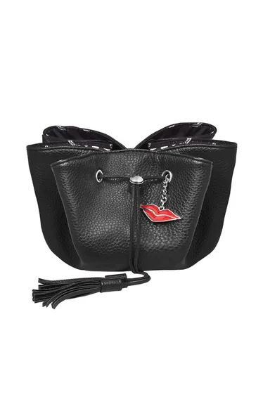 حقيبة مكياج مسطحة صغيرة جلد صناعي