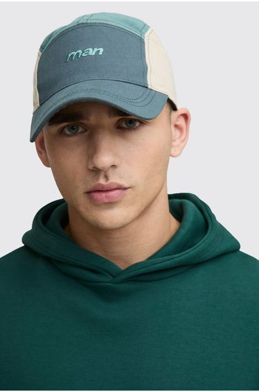 MAN Lightweight Nylon Panel Cap - teal