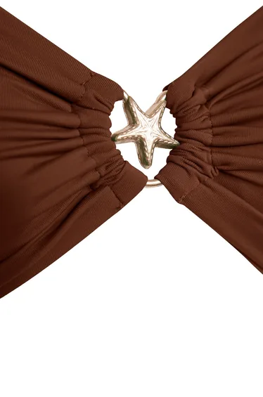 توب بكيني سترابليس - بني