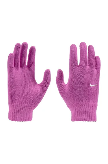 Nike Unisex Adult TG 2 Playful Knitted Swoosh Gloves - Pink/White