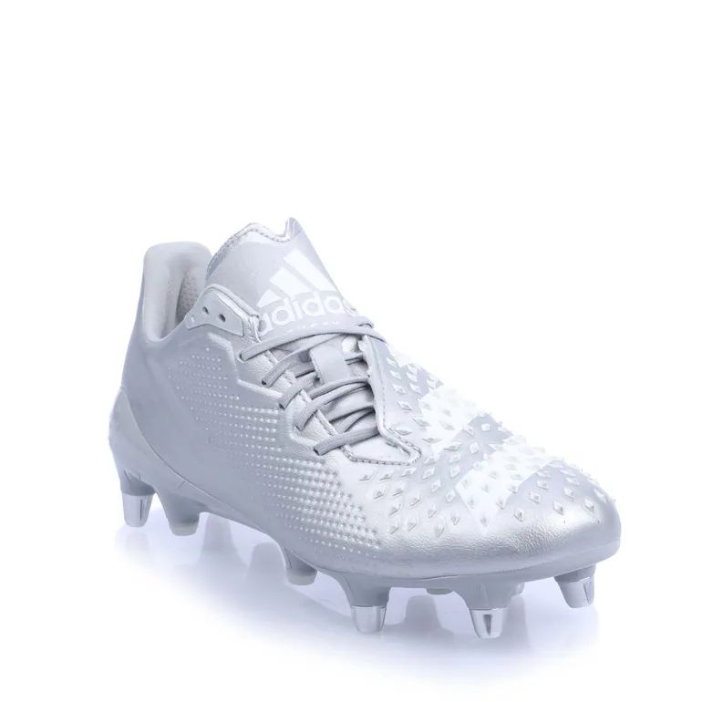 Men's adidas Predator Malice Rugby Boots in Silver - 1