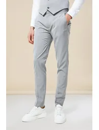 Skinny Suit Trousers - grey
