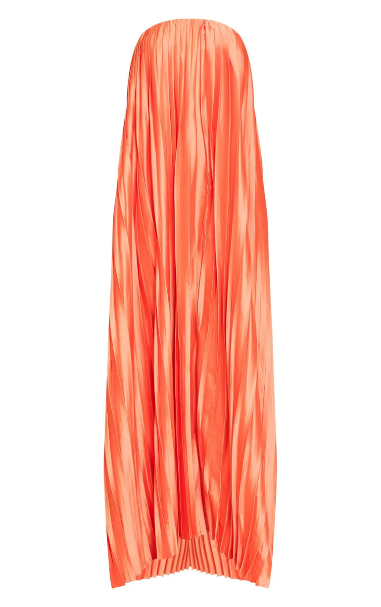 open lace back dress Collins Satin Pleated Dress