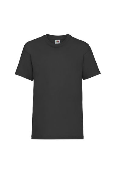 Fruit of the Loom Childrens/Kids Value T-Shirt - Black