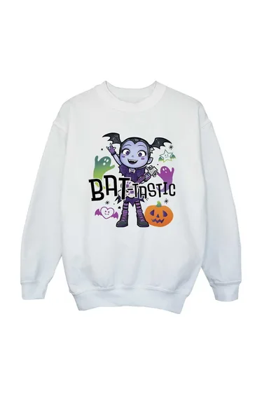 Vampirina Girls Bat Tastic Halloween Sweatshirt - White