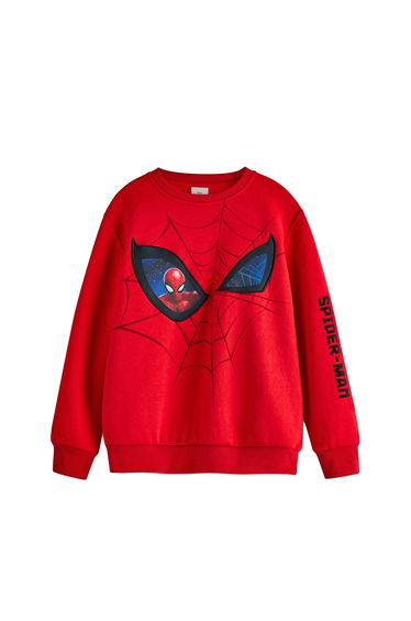Spider-Man Childrens/Kids Web Sweatshirt - Red