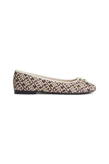 Charm Jacquard Ballerina Brown
