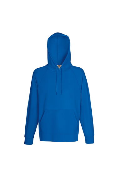 Fruit Of The Loom Mens Lightweight Hooded Sweatshirt / Hoodie (240 GSM) - Royal