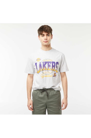 'NBA' print T-shirt GREY