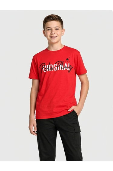 Teen Boys Logo Print T-Shirt