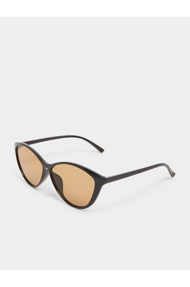 Brown Cat Eye Gradient Sunglasses