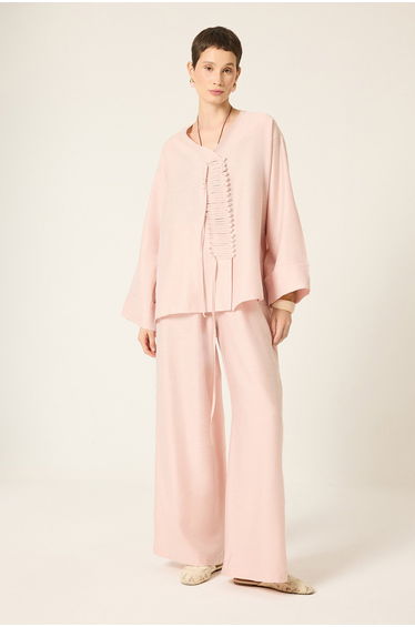 LINEN JACKET PANTS SET