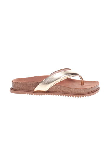 Solid Slip-On Wedge Heel Sandals