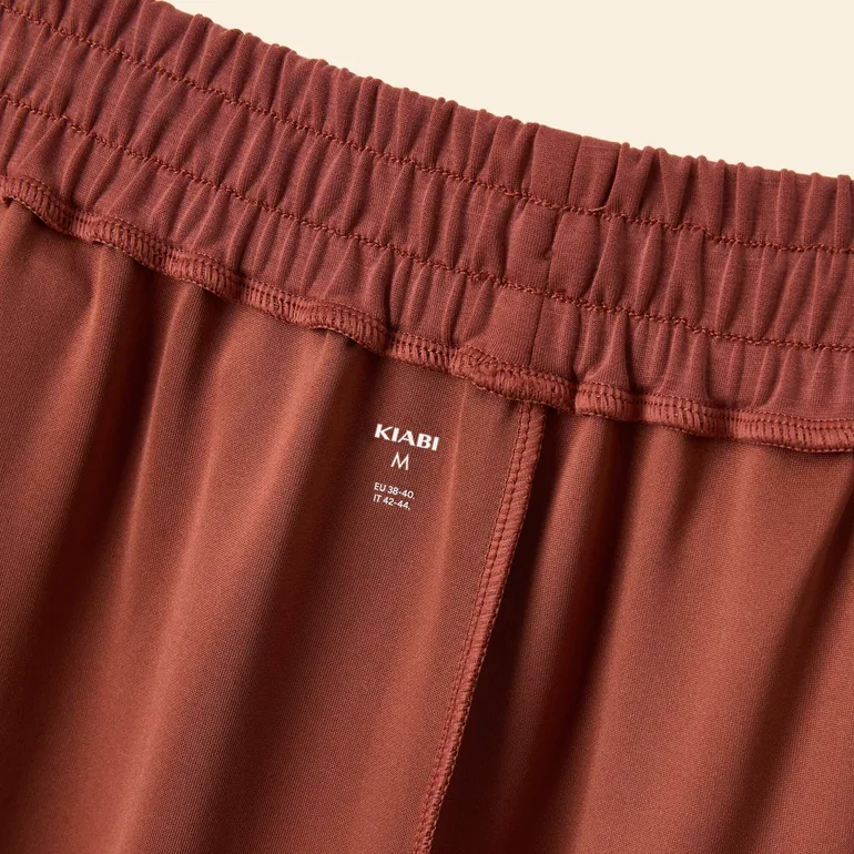 Wide Leg Sports Joggers BROWN - 2