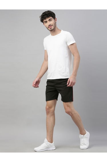 Side Tape Regular Fit Shorts with Drawstring