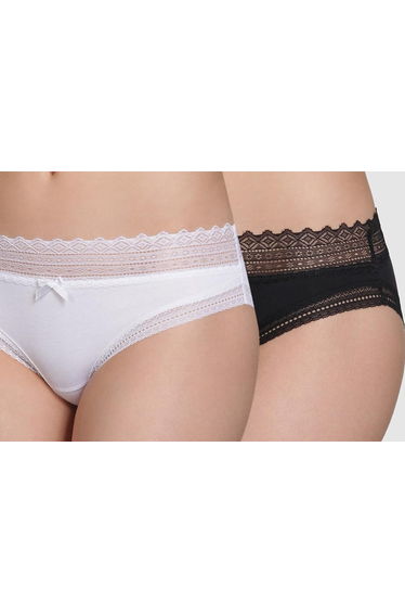 Pack of 2 Fashion Knickers in Cotton