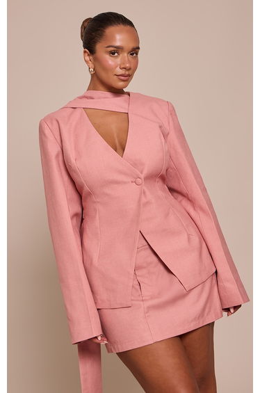Shape BLUSH Tailored Mini Skirt