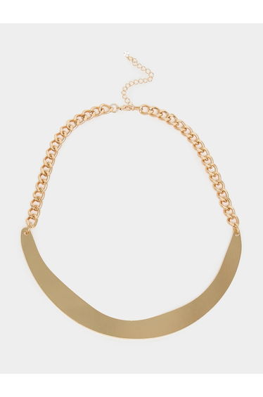 Gold Chain Brass Necklace