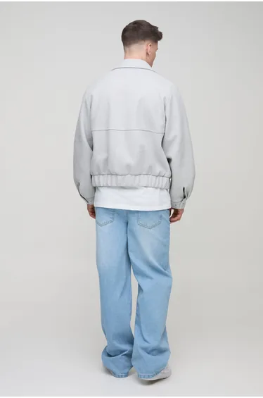 Tall Relaxed Rigid Jeans - light blue