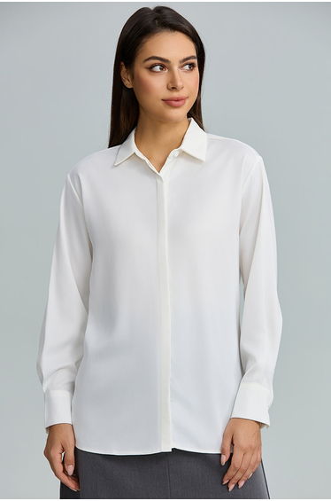 Classic Collared Long Sleeve Shirt