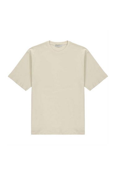 Kustom Kit Hunky Superior Mens Short Sleeve T-Shirt - Light Sand