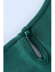 Pleated Dress with Flap Pockets - 4