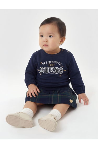 Guess Baby Girls Sweatshirt and Skirt Set in Navy