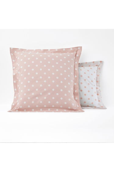 CLARISSE Polka-Dot Print Cotton Pillowcase