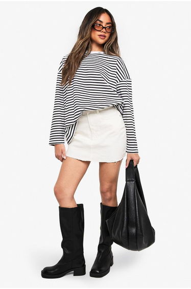Denim Mini Skirt