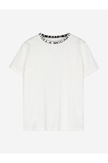 Boys Logo T-Shirt in Ivory
