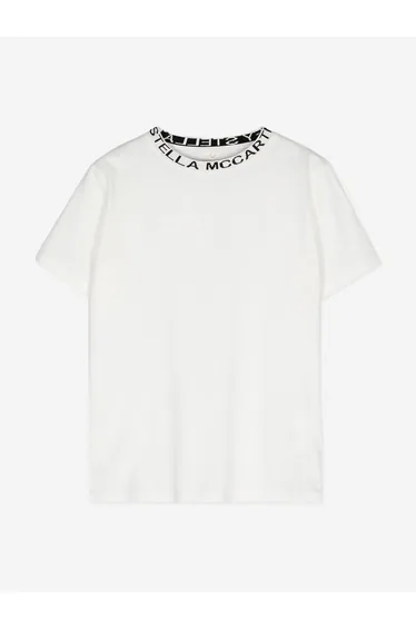 Boys Logo T-Shirt in Ivory