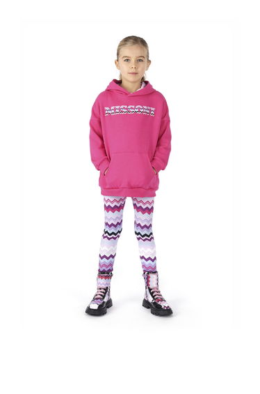 Girls Logo Hoodie in Pink