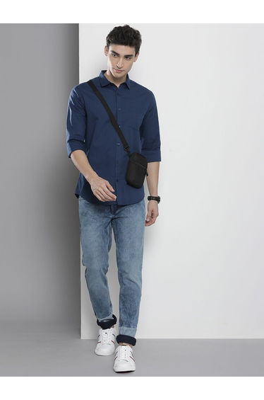 Men Regular Fit Solid Shirt