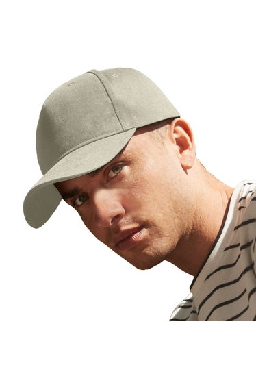Beechfield Unisex Adult 6 Panel Organic Cotton Baseball Cap - Desert Sand