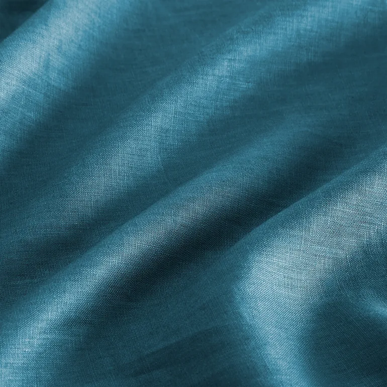 Private Ruffled Washed Linen Curtain - 6