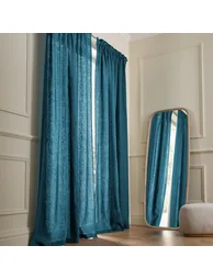 Private Ruffled Washed Linen Curtain - 3