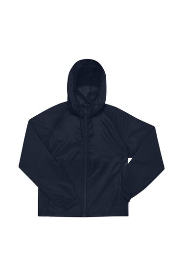 B&C Unisex Adult Reset Lined Windbreaker - Navy