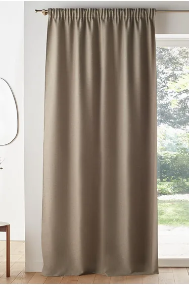 Select Ruffled Braid Blackout Curtain